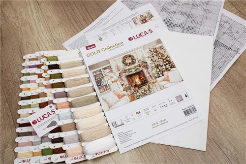 New Year B2416L Counted Cross-Stitch Kit