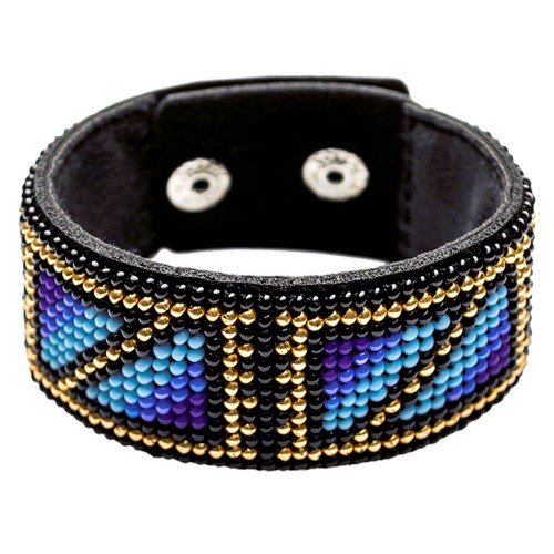 Bead embroidery kit on artificial leather FLBB-028