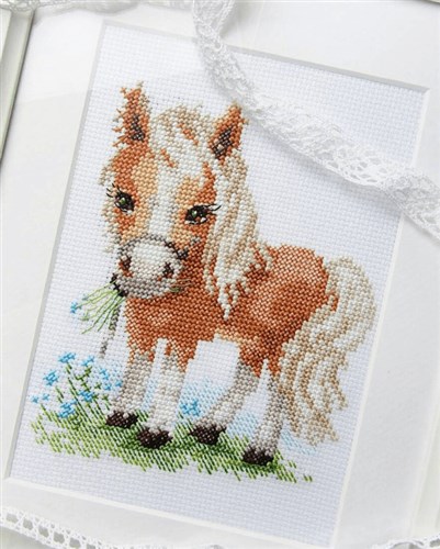 White mane Horse 0-114 Counted Cross-Stitch Kit