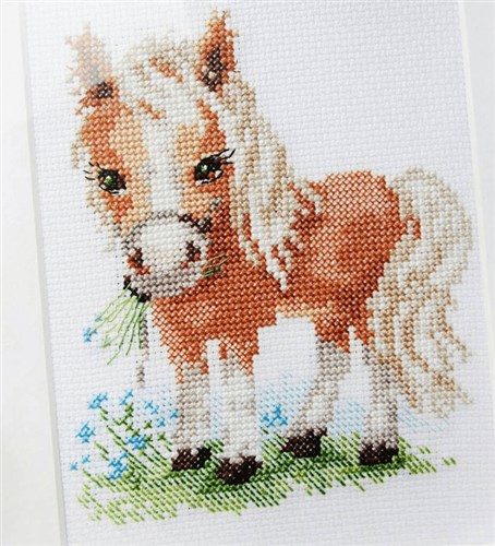 White mane Horse 0-114 Counted Cross-Stitch Kit