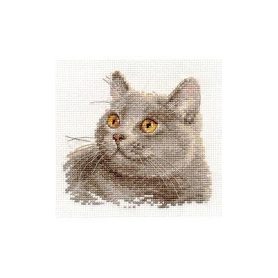 British Cat 0-134 Counted Cross-Stitch Kit