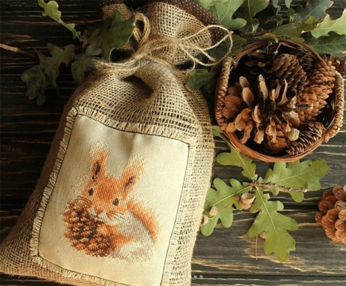 Squirell 0-173 Counted Cross-Stitch Kit