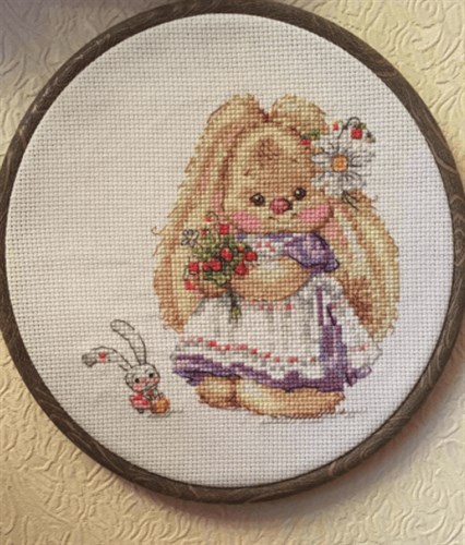 Rabbit Mi. Strawberry 0-179 Counted Cross-Stitch Kit