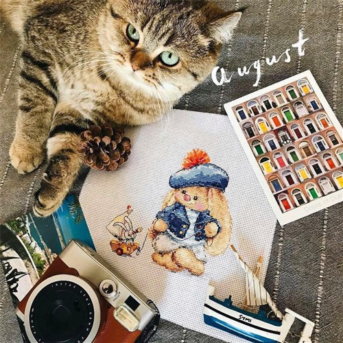 Rabbit Mi. Sailor 0-180 Counted Cross-Stitch Kit