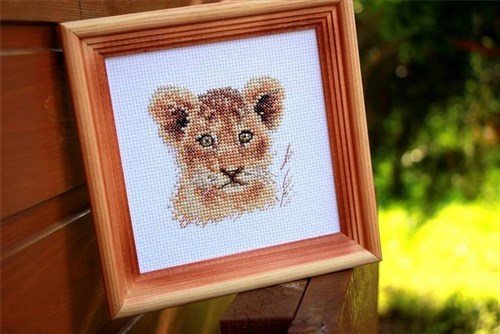 Animal Portraits. Lion Cub 0-194 Counted Cross-Stitch Kit