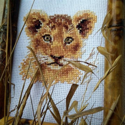 Animal Portraits. Lion Cub 0-194 Counted Cross-Stitch Kit