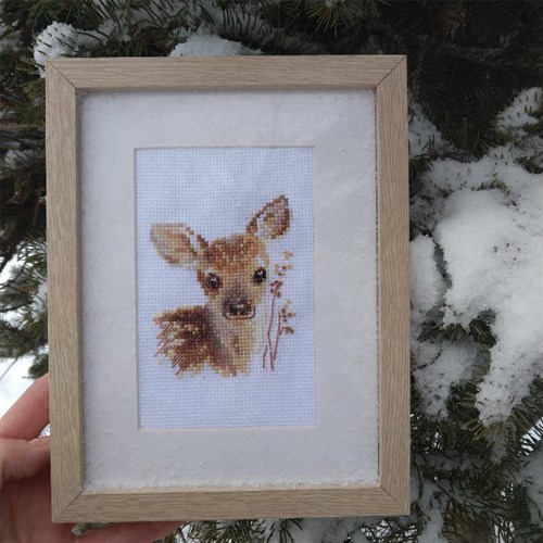 Animal Portraits. Fawn 0-195 Counted Cross-Stitch Kit