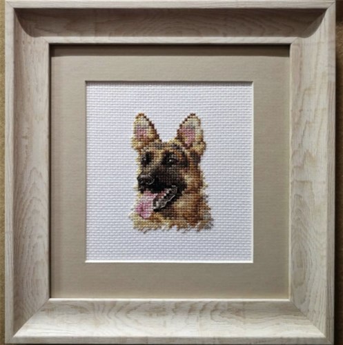Animal Portraits. Shepherd. 0-209 Counted Cross-Stitch Kit