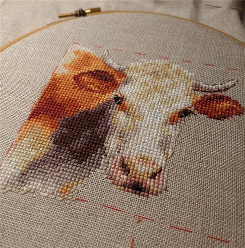 Cow  0-213 Counted Cross-Stitch Kit