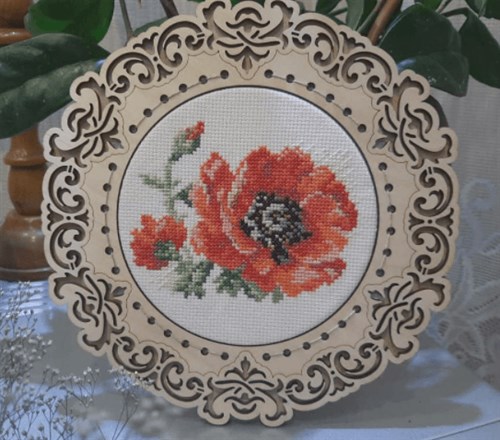 Poppy 0-80 Counted Cross-Stitch Kit