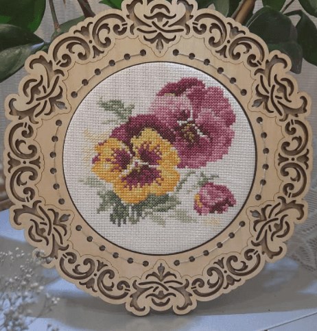 Pansies 0-81 Counted Cross-Stitch Kit