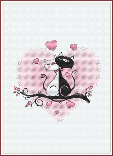 It is love! 1021 Counted Cross Stitch Kit