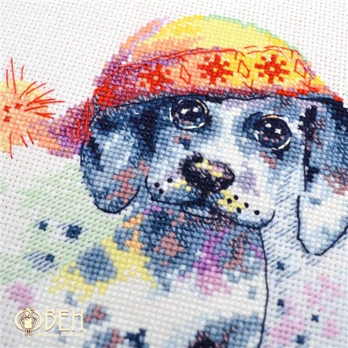 Cute Puppy 1023 Counted Cross Stitch Kit