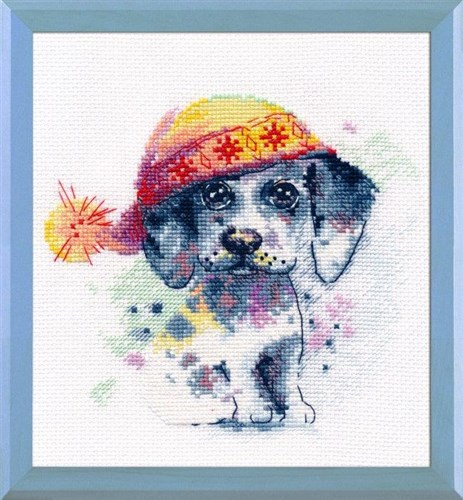 Cute Puppy 1023 Counted Cross Stitch Kit