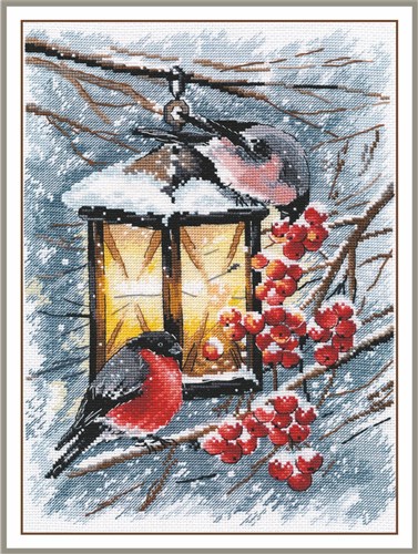 A Christmas light 1024 Counted Cross Stitch Kit