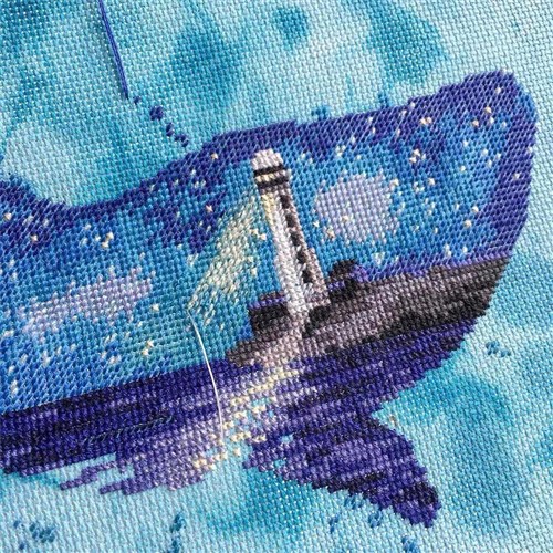 Animal worid.Whale 1039 Counted Cross Stitch Kit