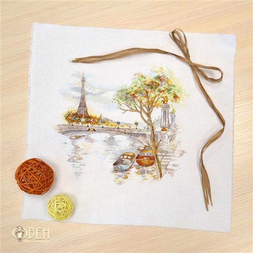 Autumn in Paris 1044 Counted Cross Stitch Kit