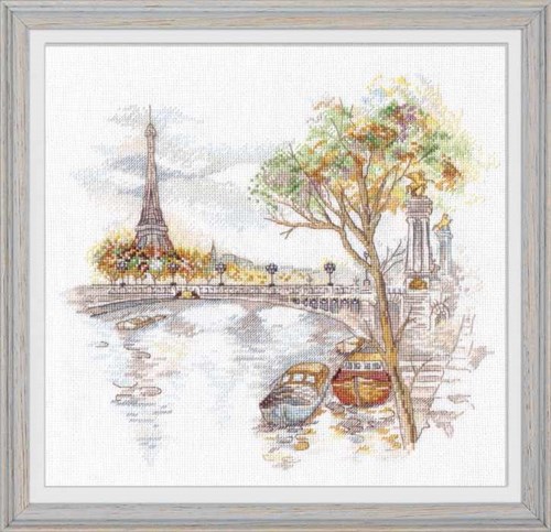 Autumn in Paris 1044 Counted Cross Stitch Kit