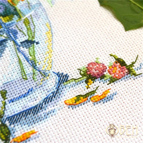 Bouquet with dandelions 1072 Counted Cross Stitch Kit