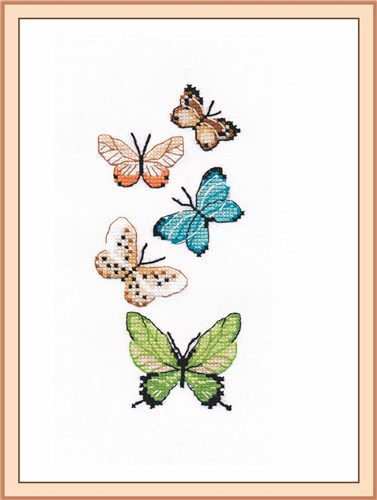 Butterflies 1076 Counted Cross Stitch Kit