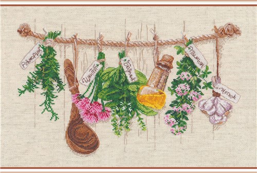 Fragnant herbs 1079 Counted Cross Stitch Kit