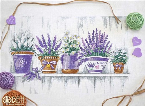 Lavender  tenderness 1083 Counted Cross Stitch Kit