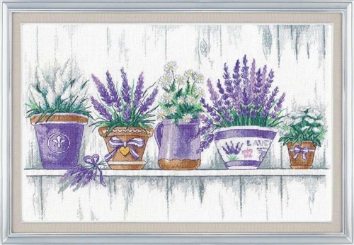 Lavender  tenderness 1083 Counted Cross Stitch Kit