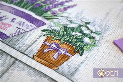 Lavender  tenderness 1083 Counted Cross Stitch Kit