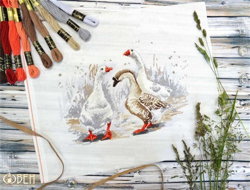 Three merry goose 1084 Counted Cross Stitch Kit