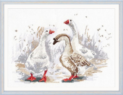 Three merry goose 1084 Counted Cross Stitch Kit
