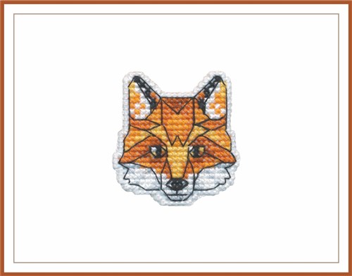 Badge-fox 1093 Plastic Canvas Counted Cross Stitch Kit