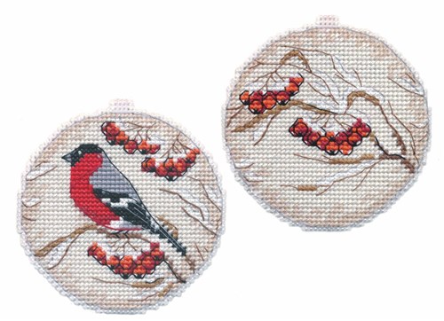 Christmas tree toy.Rowan 1140 Plastic Canvas Counted Cross Stitch Kit