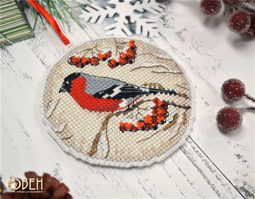 Christmas tree toy.Rowan 1140 Plastic Canvas Counted Cross Stitch Kit