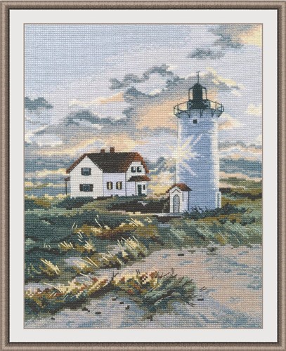Coastal lighthouse 1174 Counted Cross Stitch Kit