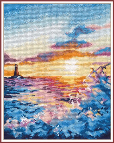 Funset on the sea 1182 Counted Cross Stitch Kit