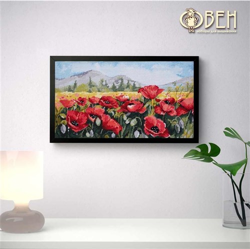 Poppies 1190 Counted Cross Stitch Kit