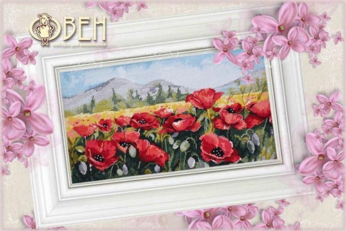 Poppies 1190 Counted Cross Stitch Kit