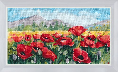 Poppies 1190 Counted Cross Stitch Kit