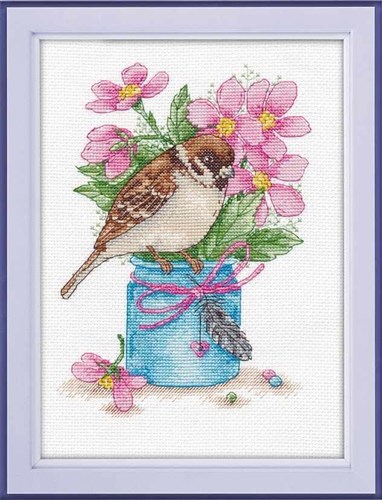 Spring Greetings 1200 Counted Cross Stitch Kit