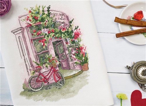 Favorite cafe 1204 Counted Cross Stitch Kit