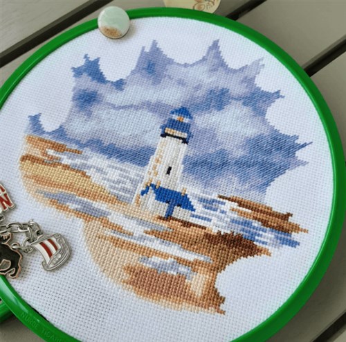 Yaquina Head lighthouse 1271 Counted Cross Stitch Kit