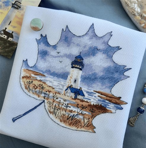 Yaquina Head lighthouse 1271 Counted Cross Stitch Kit
