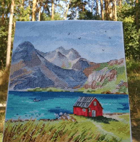 Lofoten islands 1280 Counted Cross Stitch Kit