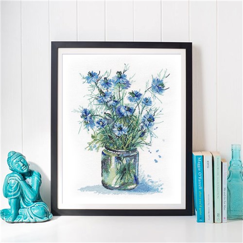 Nigella bouquet 1282 Counted Cross Stitch Kit