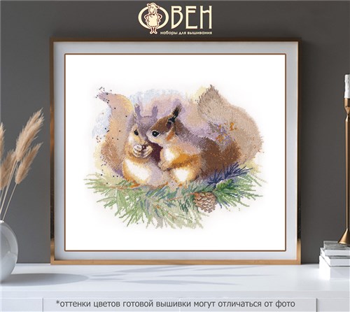 Squirrels 1305 Counted Cross Stitch Kit