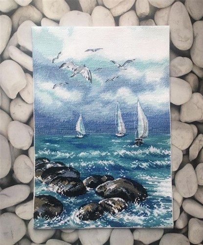 Oh! The sea, the sea! 1308 Counted Cross Stitch Kit