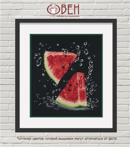 Fresh watermelon juice 1361 Counted Cross Stitch Kit