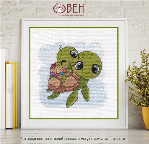 Funny turtles 1377 Counted Cross Stitch Kit
