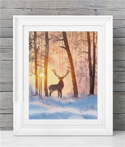 In the winter forest 1399 Counted Cross Stitch Kit