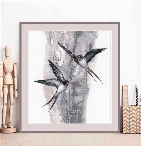 Swallows 1408 Counted Cross Stitch Kit